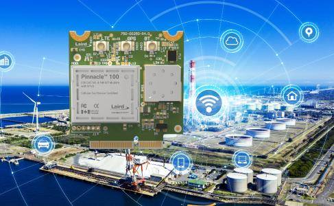 Industrielles LTE-M / NB-IoT Modem mit Antenne